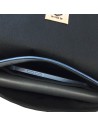 Pochette Bleue en Cuir Synthétique – Rabat Interchangeable pour un Style Unique