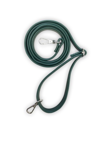 Bandoulière verte en cuir synthétique – Réglable, robuste et réparable Bandoulière verte en cuir synthétique – Réglable, robuste et réparable