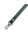 Bandoulière verte en cuir synthétique – Réglable, robuste et réparable