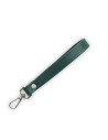 Bandoulière de poignet verte en cuir synthétique – Réglable, robuste et réparable