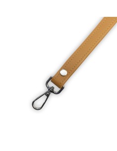 Bandoulière camel en cuir synthétique – Réglable, robuste et réparable 2