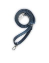 Bandoulière bleue en cuir synthétique – Réglable, robuste et réparable