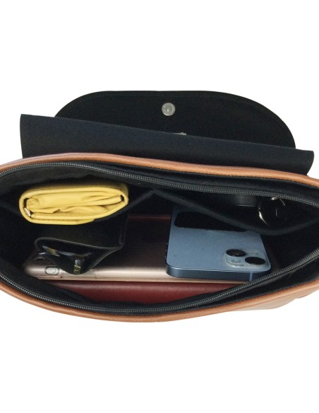 Sac à main femme personnalisable avec rabat et bandoulière interchangeable – Élégant & pratique