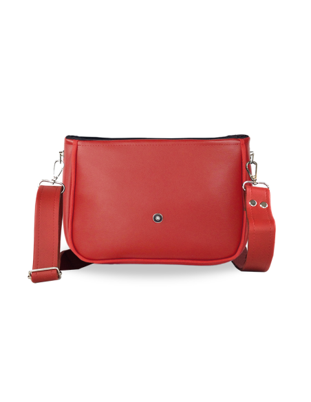 Sac à main femme personnalisable avec rabat et bandoulière interchangeable – Élégant & pratique