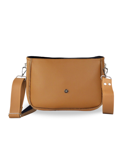 Sac à main femme personnalisable avec rabat et bandoulière interchangeable – Élégant & pratique