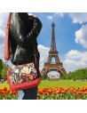 Sac à main femme personnalisable avec rabat et bandoulière interchangeable – Élégant & pratique