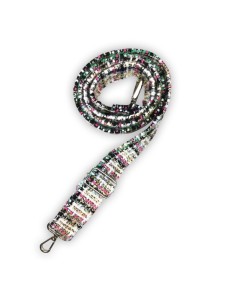 Bandoulière tweed multicolore – à carreaux – réglable et confortable 2