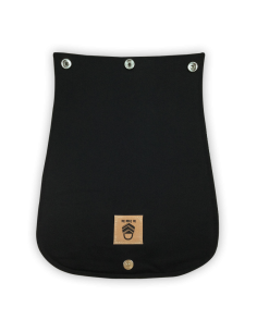 Rabat jacquard Made in France – motif léopard – bleu et camel – tendance sauvage 2