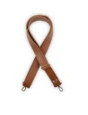 Bandoulière marron en cuir synthétique – Réglable, robuste et réparable