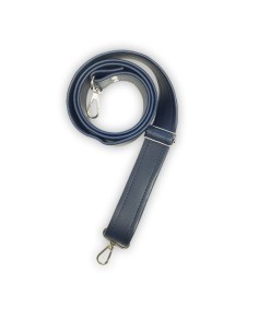 Bandoulière bleue en cuir synthétique – Réglable, robuste et réparable 2