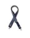 Bandoulière bleue en cuir synthétique – Réglable, robuste et réparable