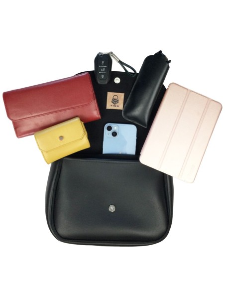 Sac à main femme personnalisable avec rabat et bandoulière interchangeable – Élégant & pratique