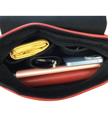 Sac à main femme personnalisable avec rabat et bandoulière interchangeable – Élégant & pratique