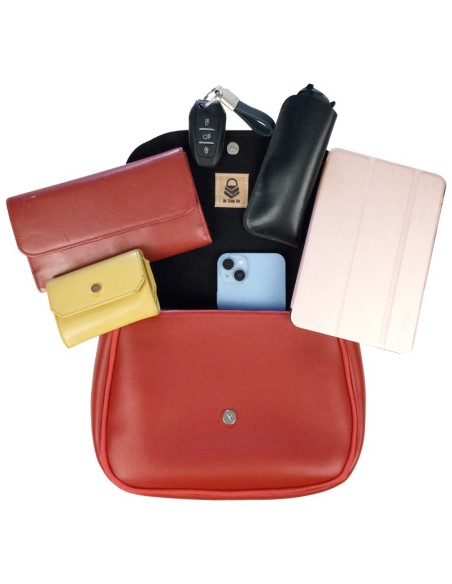 Sac à main femme personnalisable avec rabat et bandoulière interchangeable – Élégant & pratique