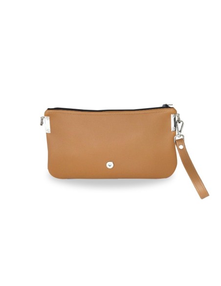 Pochette camel personnalisable – Élégante, modulable et pratique