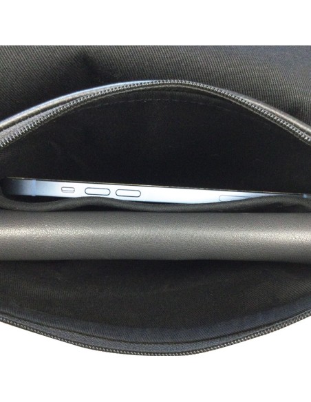 Pochette noire personnalisable – Élégante, modulable et intemporelle