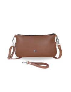 Pochette marron personnalisable – Élégante, modulable et chaleureuse