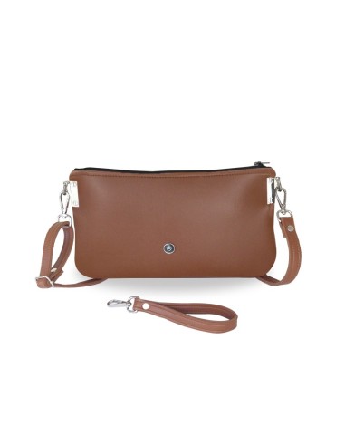 Pochette marron personnalisable – Élégante, modulable et chaleureuse Pochette marron personnalisable – Élégante, modulable et chaleureuse